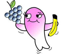 Pinky & Blue Fish sticker #15634158