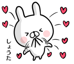 Shouta's rabbit stickers sticker #15634642