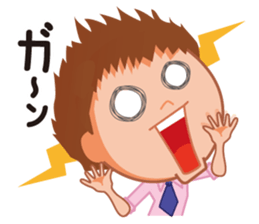 Sticker of corporate warrior Akira sticker #15634772