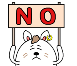 Three rabbits Sticker 2 sticker #15635717