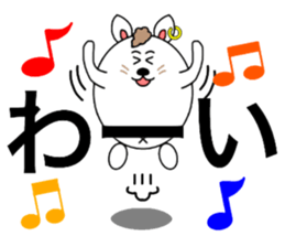 Three rabbits Sticker 2 sticker #15635750