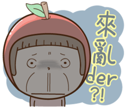 Apple Girl no.1 sticker #15635924