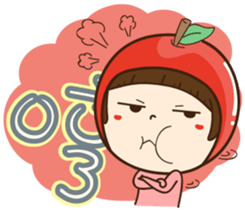 Apple Girl no.1 sticker #15635925