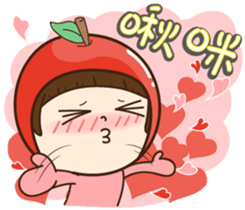 Apple Girl no.1 sticker #15635929