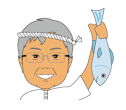 The daily routine of the greengrocer sticker #15636799