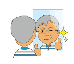 The daily routine of the greengrocer sticker #15636817