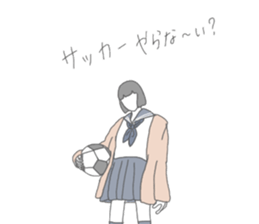 Bobbed hair girl! sticker #15636997