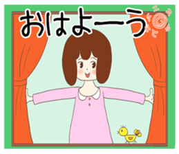 Freedom book girls collection sticker #15637242