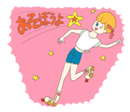 Freedom book girls collection sticker #15637247