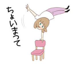 Freedom book girls collection sticker #15637249