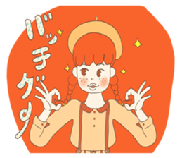 Freedom book girls collection sticker #15637253