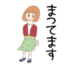 Freedom book girls collection sticker #15637255