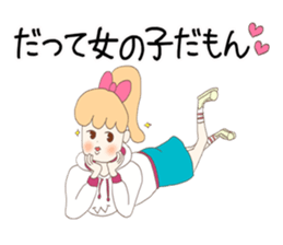 Freedom book girls collection sticker #15637260