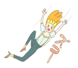 Freedom book girls collection sticker #15637267