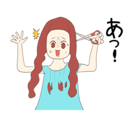 Freedom book girls collection sticker #15637268