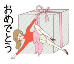 Freedom book girls collection sticker #15637275