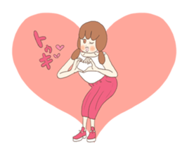 Freedom book girls collection sticker #15637276