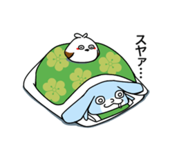 Happy Blue Rabbit sticker #15639424