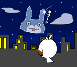 Happy Blue Rabbit sticker #15639428