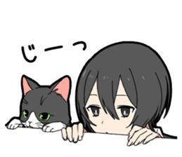 Ailurophile boy sticker #15640187