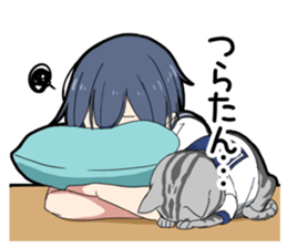 Ailurophile boy sticker #15640195