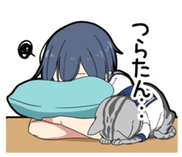 Ailurophile boy sticker #15640195