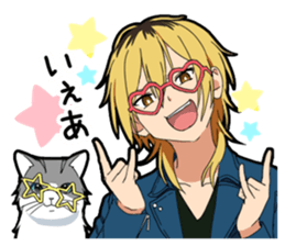 Ailurophile boy sticker #15640204