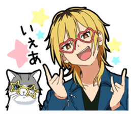 Ailurophile boy sticker #15640204