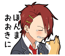 Ailurophile boy sticker #15640214