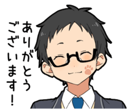 Ailurophile boy sticker #15640223