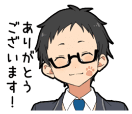 Ailurophile boy sticker #15640223