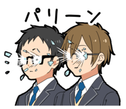 Ailurophile boy sticker #15640225