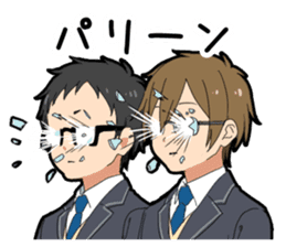 Ailurophile boy sticker #15640225