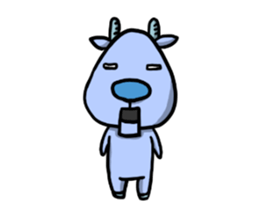 Blue Deer sticker #15640406