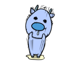 Blue Deer sticker #15640407
