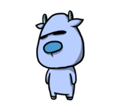 Blue Deer sticker #15640408