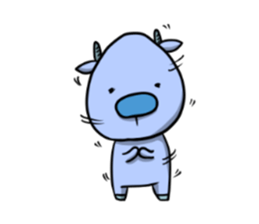 Blue Deer sticker #15640409
