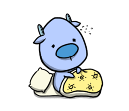 Blue Deer sticker #15640412