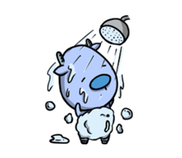 Blue Deer sticker #15640416