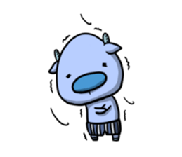 Blue Deer sticker #15640417