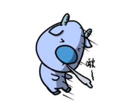 Blue Deer sticker #15640418