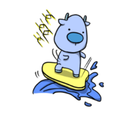 Blue Deer sticker #15640421