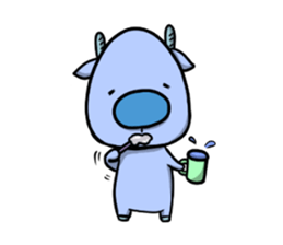 Blue Deer sticker #15640424