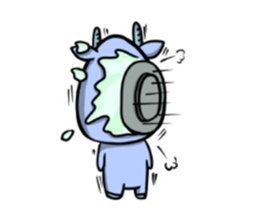 Blue Deer sticker #15640425
