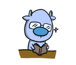 Blue Deer sticker #15640427