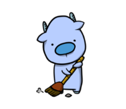 Blue Deer sticker #15640428