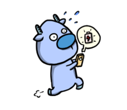 Blue Deer sticker #15640430