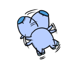 Blue Deer sticker #15640432