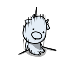 Blue Deer sticker #15640434