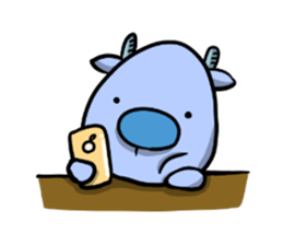 Blue Deer sticker #15640440